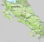 MAP OF COSTA RICA