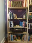 Upstairs bookcase